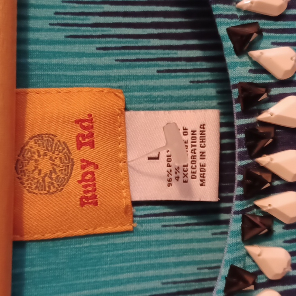 Ruby Rd Tunic Size L - image 2